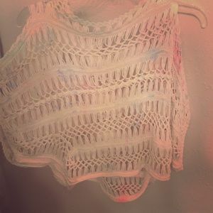 Holy rainbow painted shirt